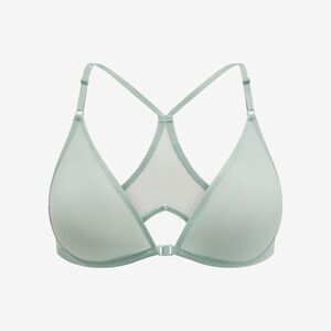 ThirdLove Bare Mesh Front Close Racerback Bra Size 34Bdaydream / 34B